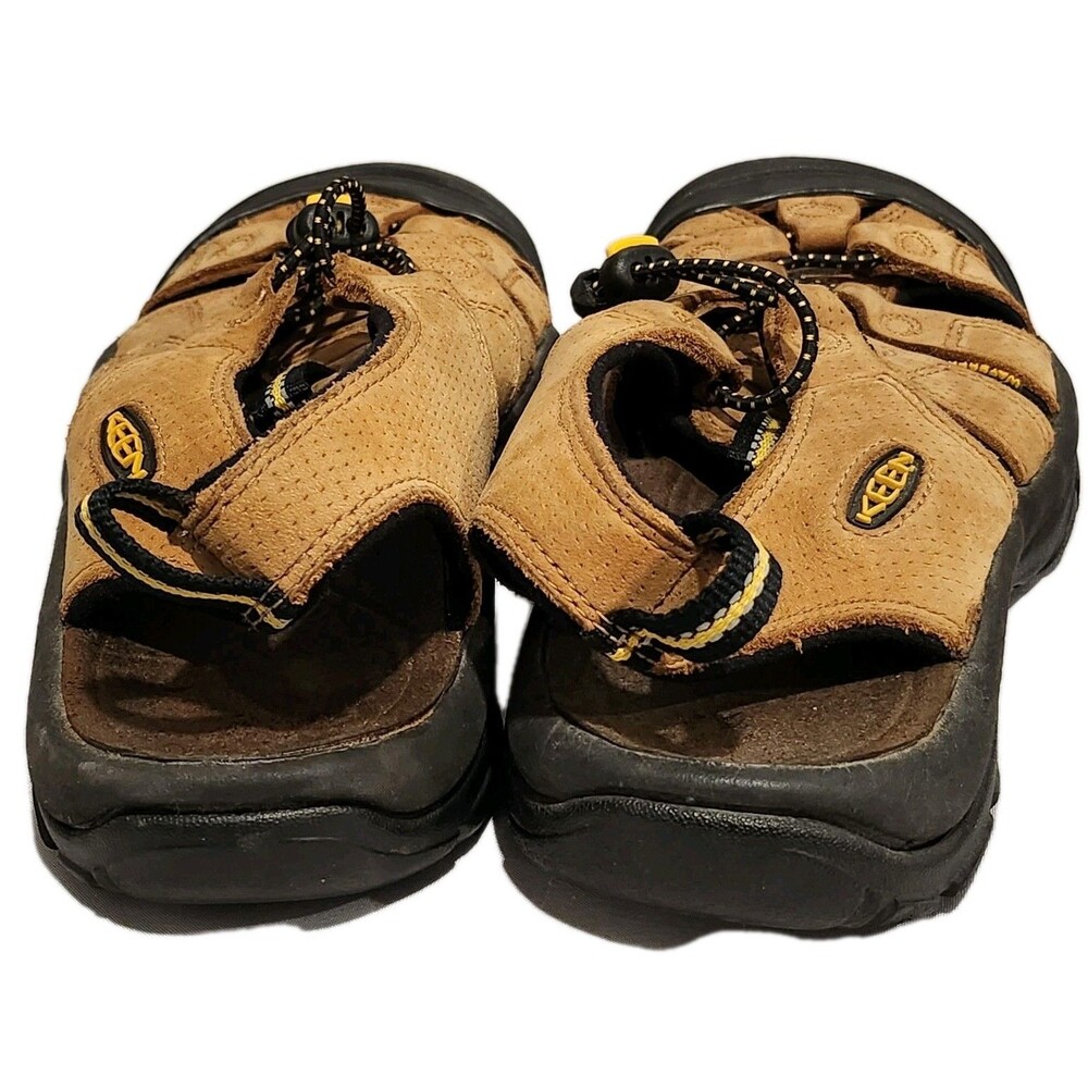 Keen Women's Leather Closed Toe Hiking Sport Sandals Tan Size 8 - Picture 6 of 11